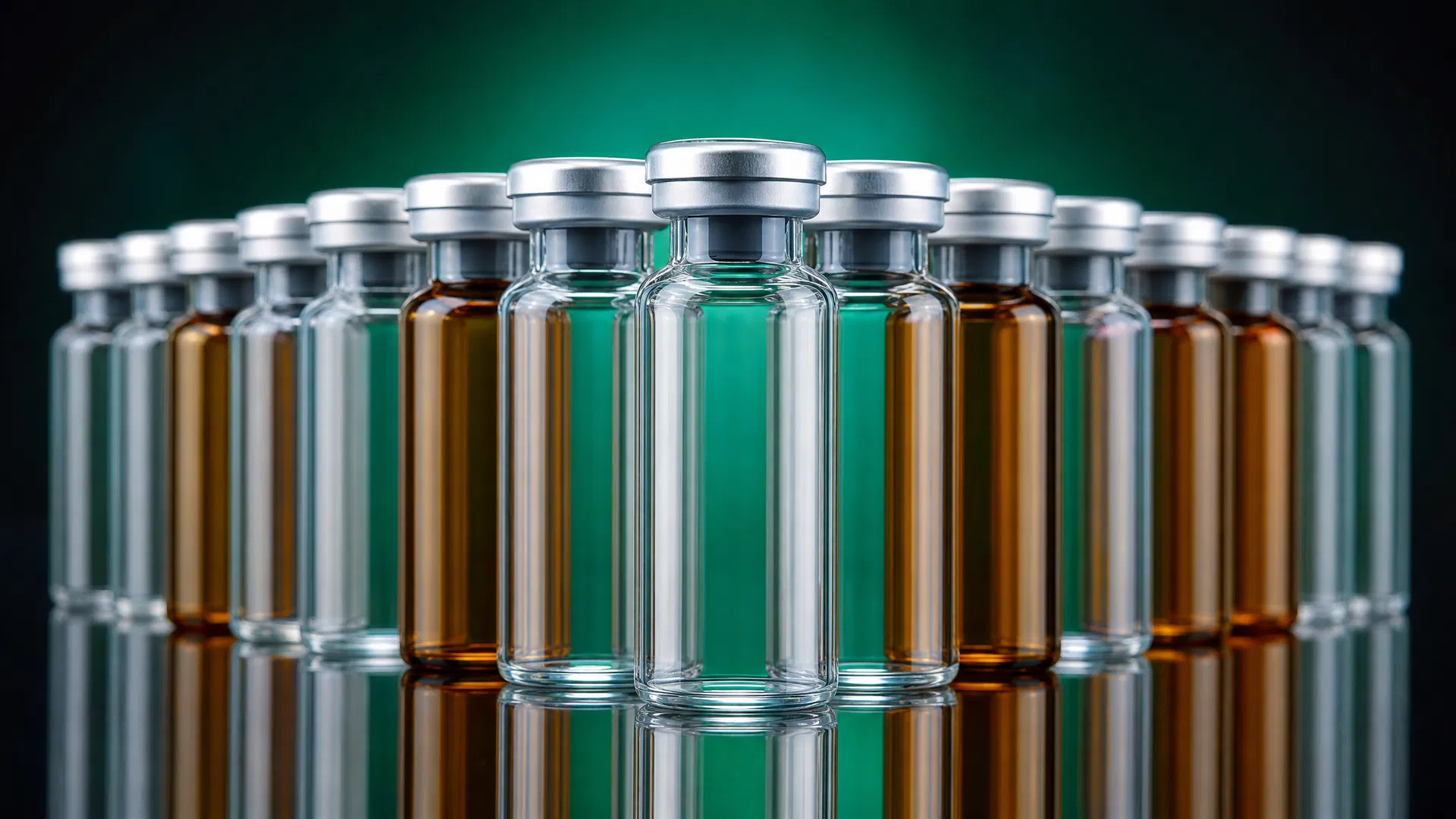 Sterile pharmaceutical vials